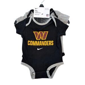 NWT Nike Washington Commanders 2-Piece Creeper Set, 0–3 Months